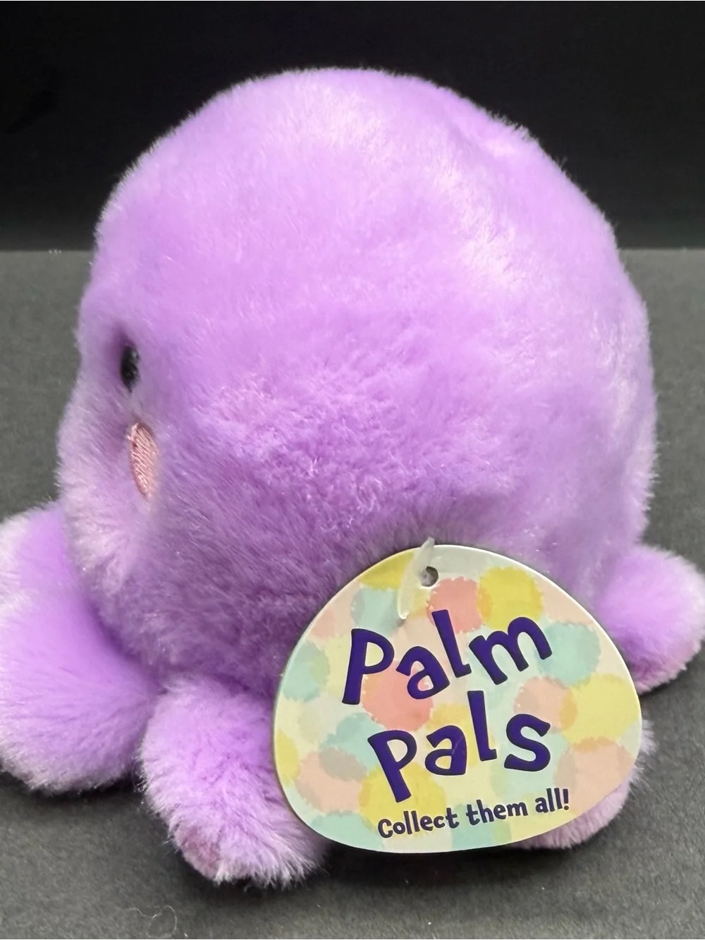 Palm Pals- Plush Oliver Octopus - Lavender Purple, Approx. 4 inches, NWT